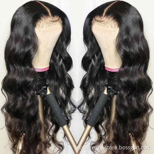 Transparent 100% Brazilian Hair HD Lace Front Wig,360 Lace Closure Raw Human Hair Wig, Natural Human Hair Wigs For Black Women